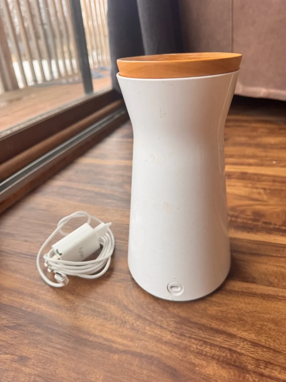 Furbo Dog Camera & Treat Dispenser in White with Brown Accent